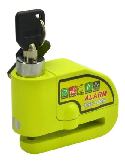 Candado Freno De Disco Con Alarma Para Moto