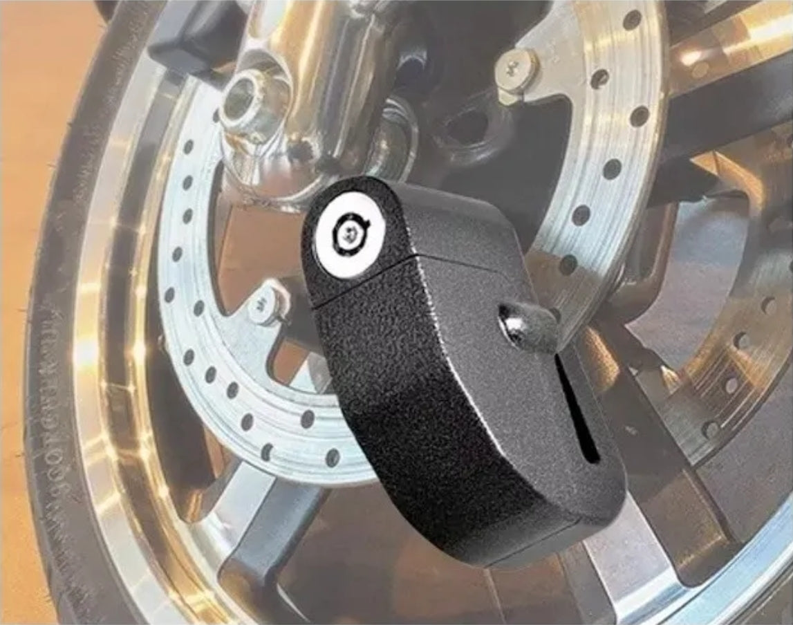 Candado Freno De Disco Con Alarma Para Moto