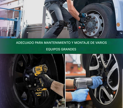 Dado De Impacto 3/4 Y 1 Pulgadas 26 Piezas Profesional