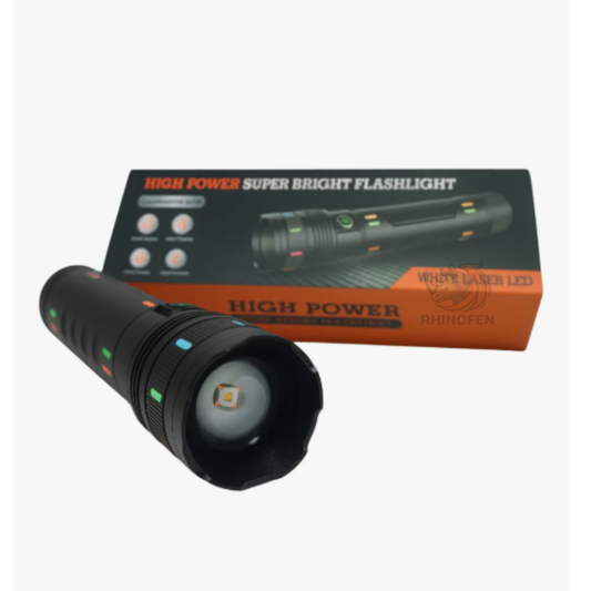 Linterna Táctica Led USB Led Ultra Potente Zoom /Power Bank