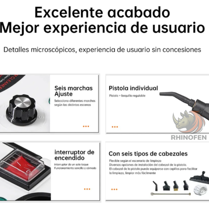 Maquina Limpiador a Vapor Alta Potencia