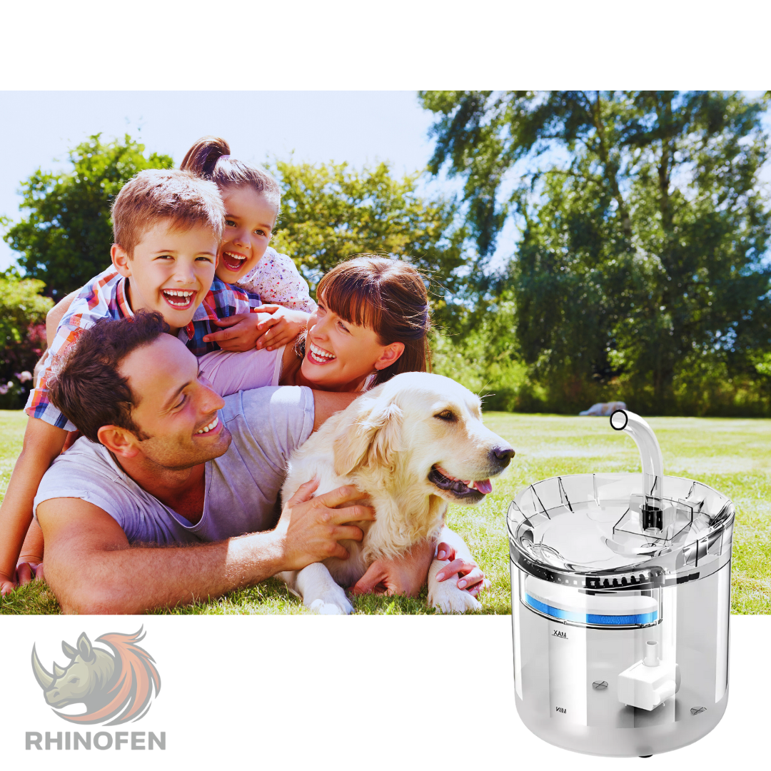 Dispensador De Agua Para Mascotas Silencioso transparente
