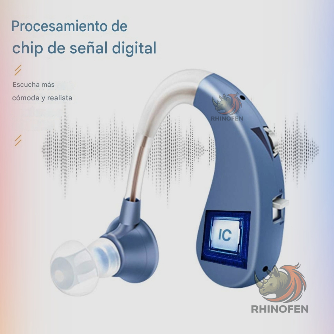 Audífono Ortopédico Auxiliar Auditivo Recargable Usb