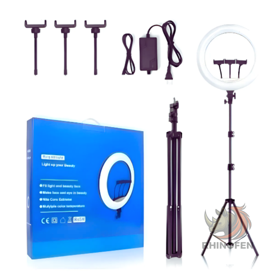 Aro De Luz Profesional 45cm mas Trípode