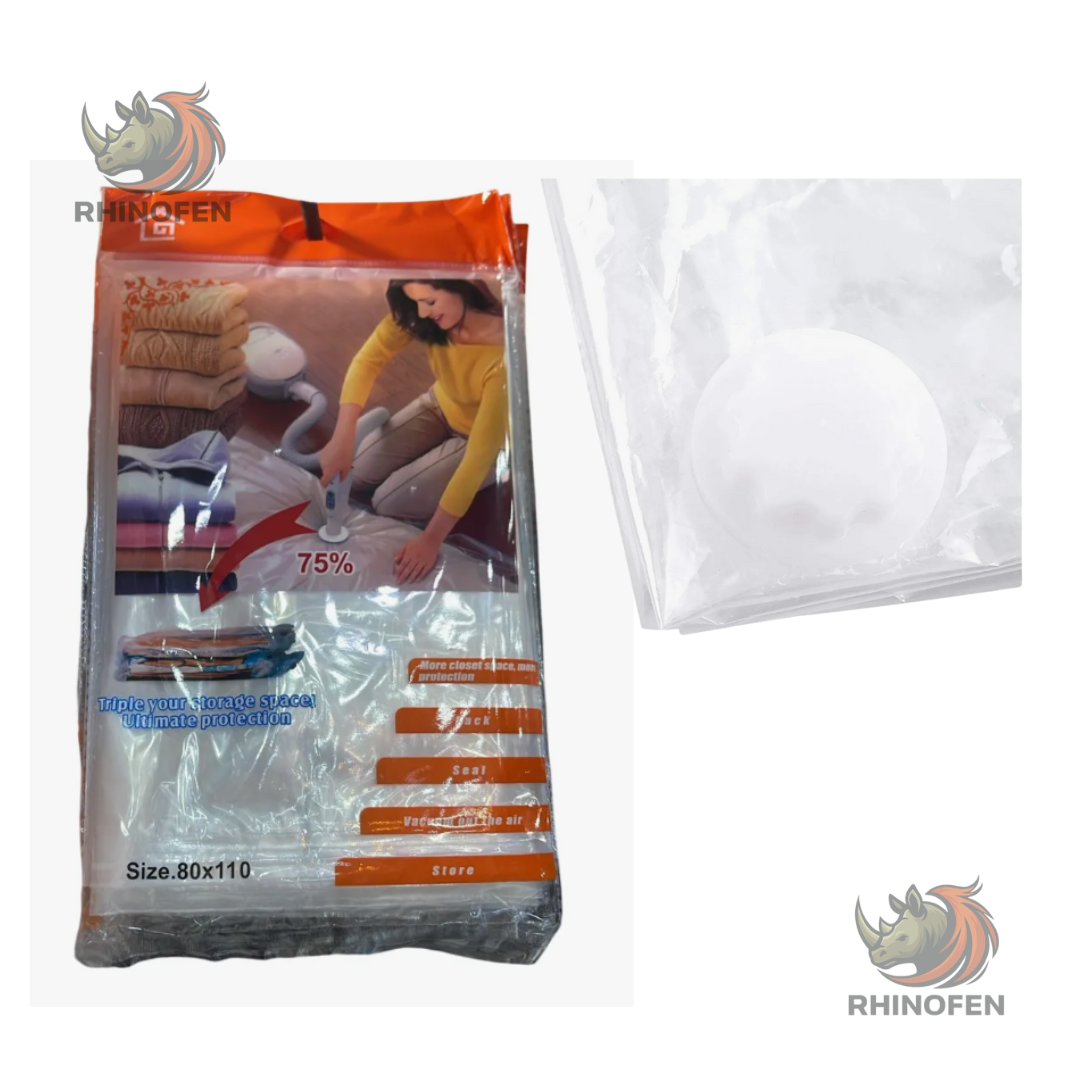 Packx12 Bolsas Para Guardar Ropa al Vacío 80x110