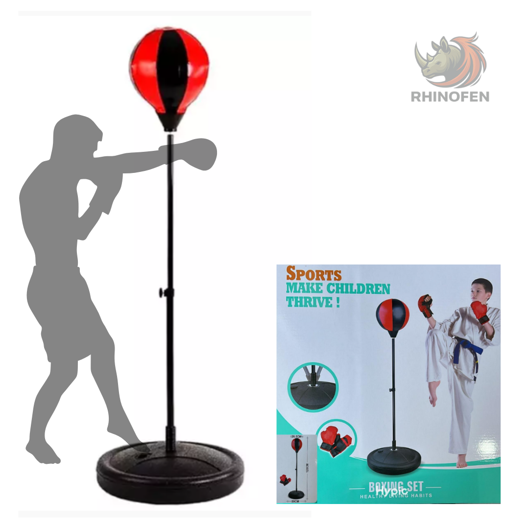 Set De Boxeo Para Niños Punching Ball Con Base