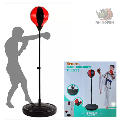 Set De Boxeo Para Niños Punching Ball Con Base