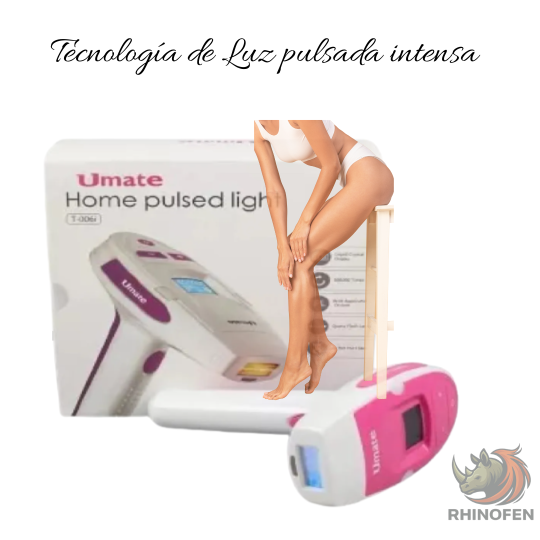Depiladora Laser 300 Mil Disparos Corporal Rosa