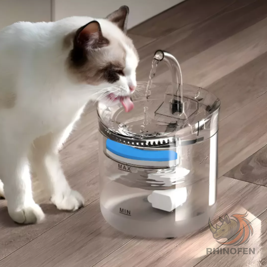 Dispensador De Agua Para Mascotas Silencioso transparente