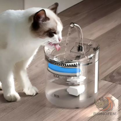 Dispensador De Agua Para Mascotas Silencioso transparente