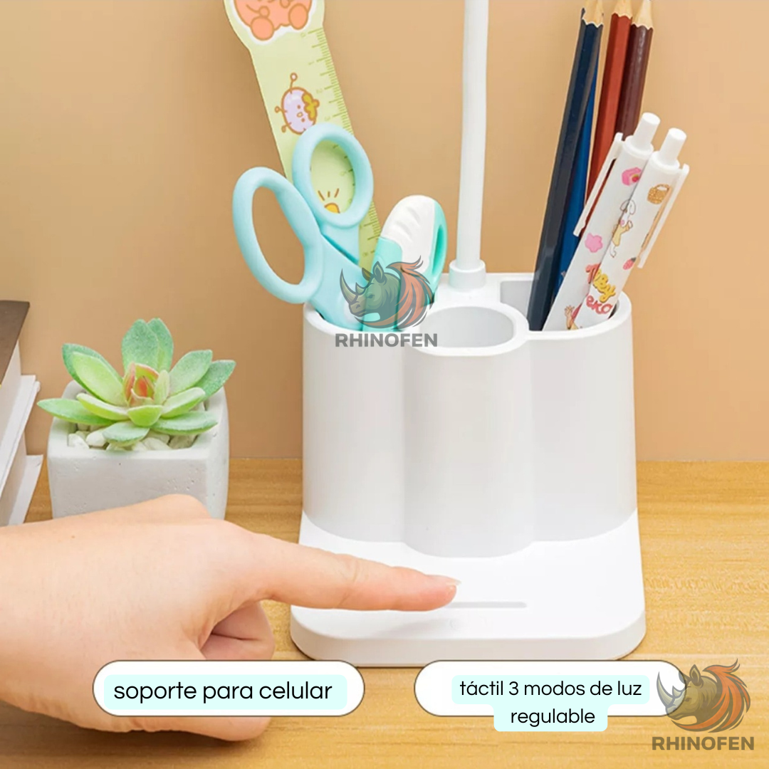 Lampara de escritorio led Recargable color Blanco