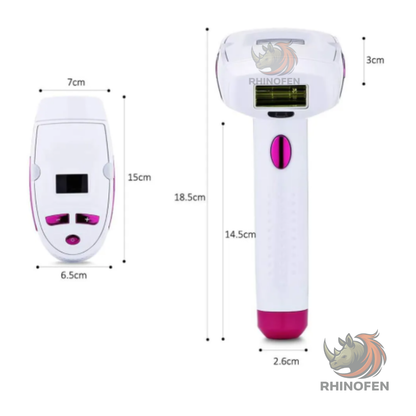 Depiladora Laser 300 Mil Disparos Corporal Rosa