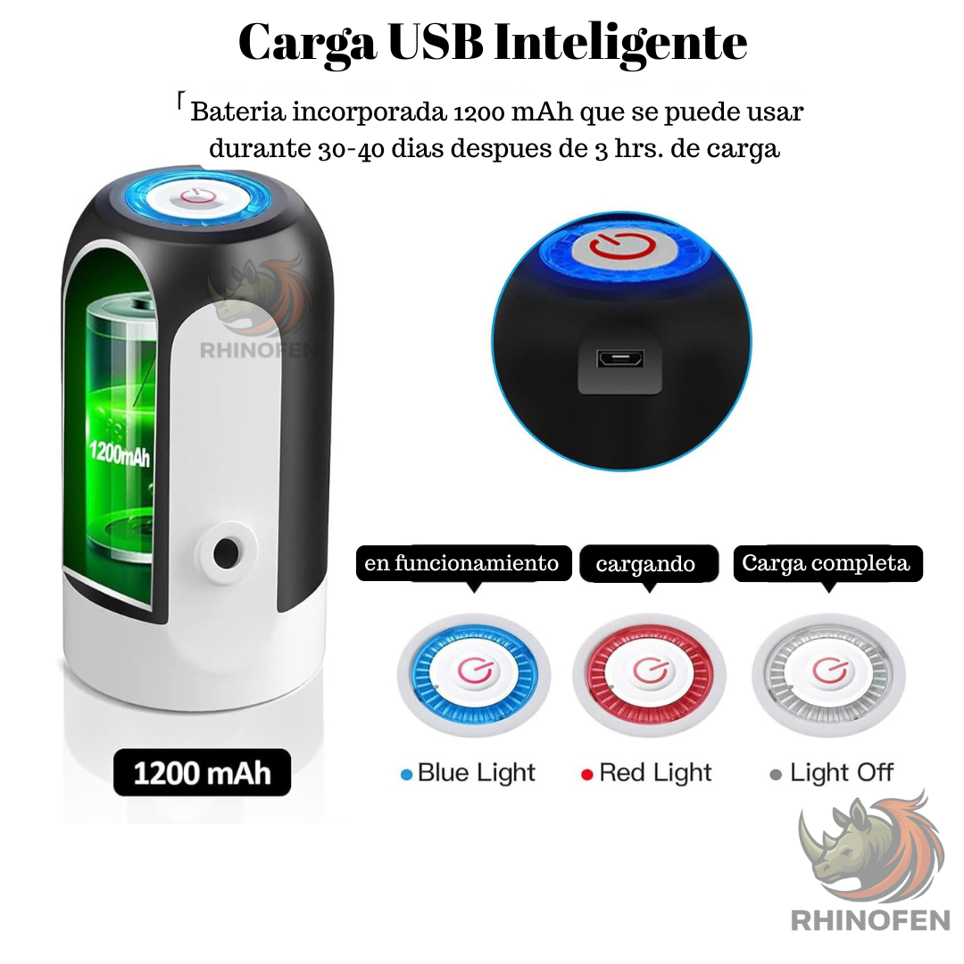 Dispensador Agua Eléctrico Bomba USB