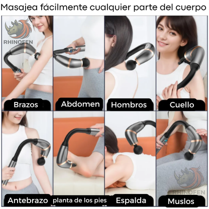 Masajeador eléctrico Alivio Profundo Apto para todo el cuerpo-