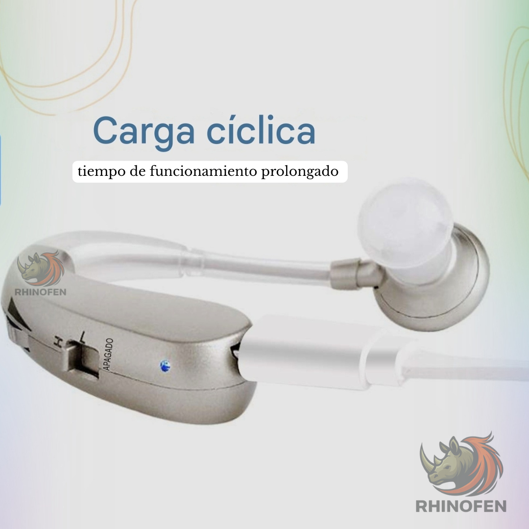 Audífono Ortopédico Auxiliar Auditivo Recargable Usb