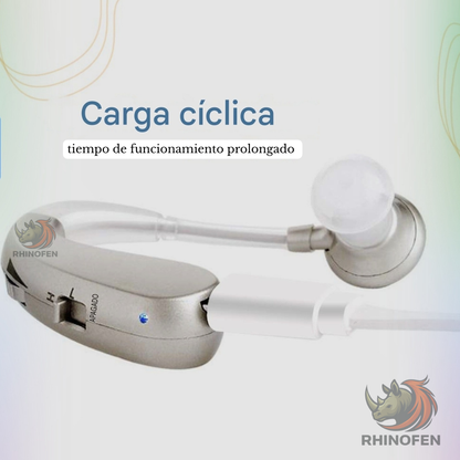 Audífono Ortopédico Auxiliar Auditivo Recargable Usb