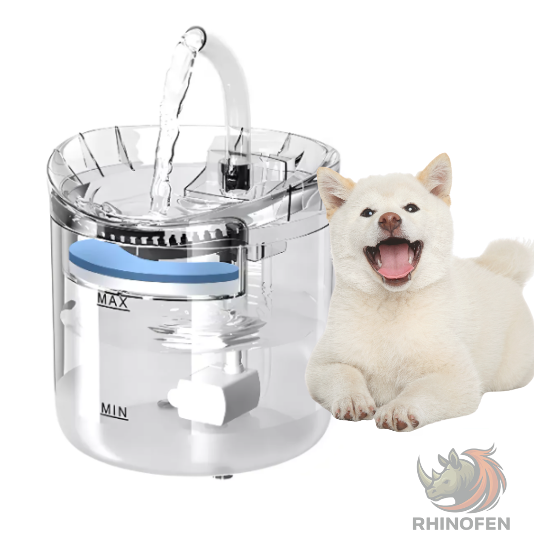 Dispensador De Agua Para Mascotas Silencioso transparente