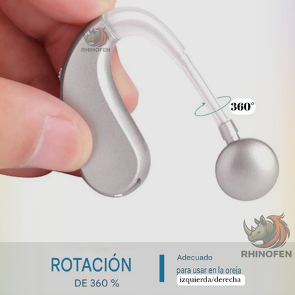 Audífono Ortopédico Auxiliar Auditivo Recargable Usb
