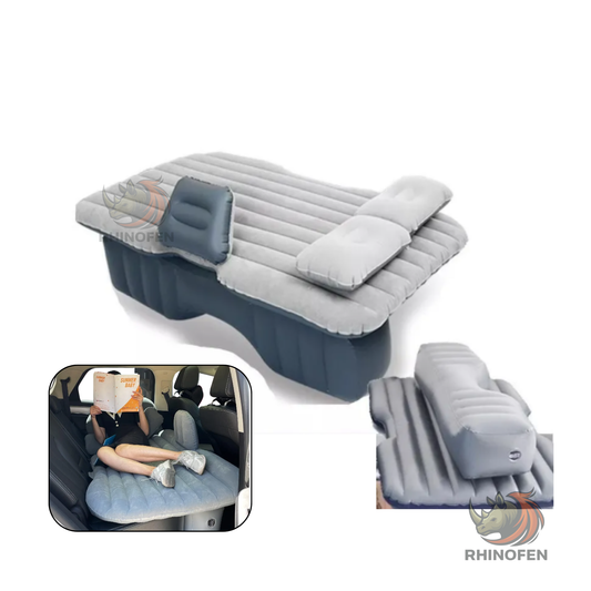Colchon inflable para Auto con 2 Almohadas Descanso y Camping