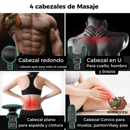 Masajeador eléctrico Alivio Profundo Apto para todo el cuerpo-