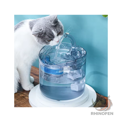 Dispensador De Agua Para Mascotas Silencioso transparente